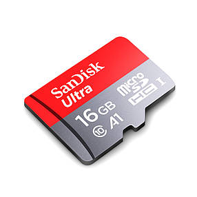 Карта пам'яті SanDisk microSDHC 16GB Class 10 UHS-I Ultra A1 (98Mb/s) (SDSQUNC-016G-ZN3MN), фото 2