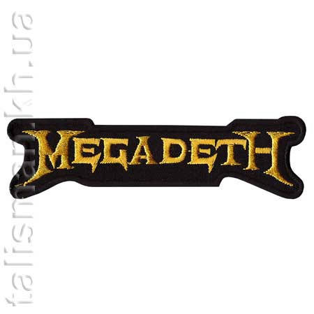 Нашивка Megadeth Logo, фото 1
