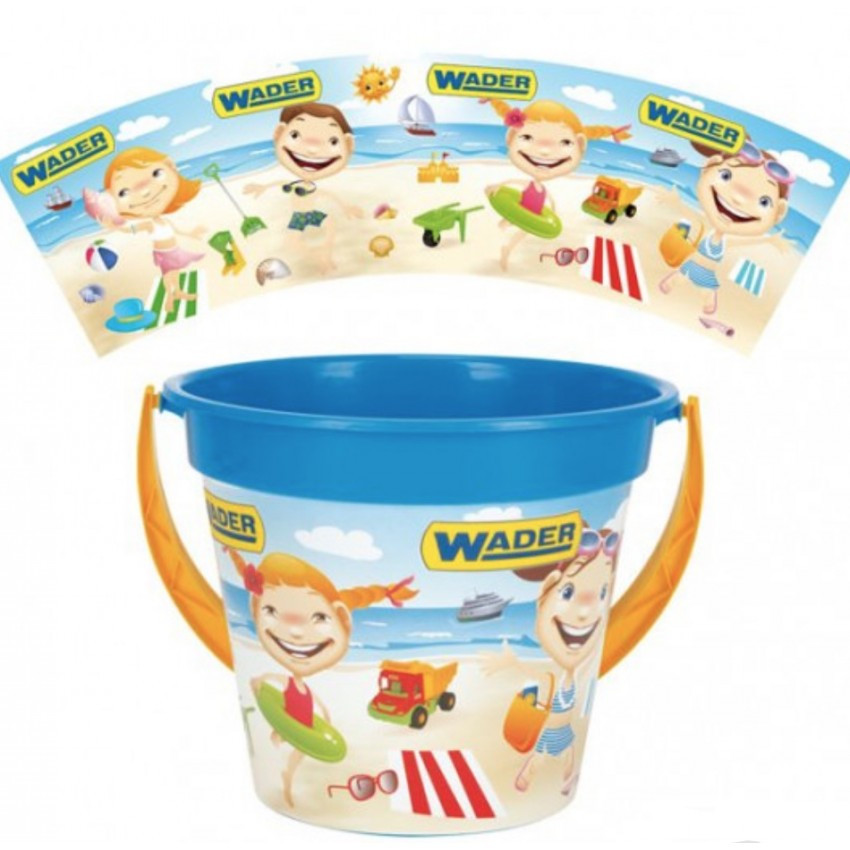 Дитяче кругле відерце Wader 71716 IML в асортименті