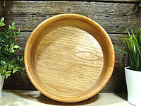 Деревянная тарелка ручной работы,сегментная