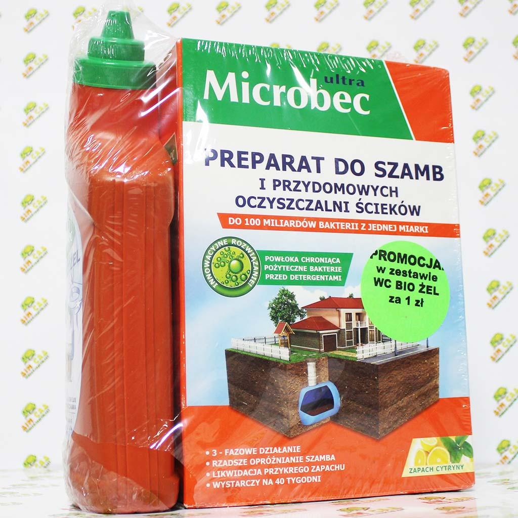 Microbec Набір для чищення каналізації