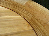 Дерев'яна тарілка ручної роботи,сегментна, фото 4