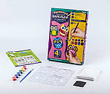 Гіпсовий барельєф-розмальовка на магнітах Сова (РГБ-02-12), фото 2