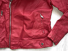 Куртка шкірозамінник. на дівчинку гуртом, Glo-story, 134-170 рр, фото 3