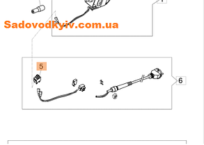 Вимикач для тримера Oleo-Mac TR 61 E (2317025)