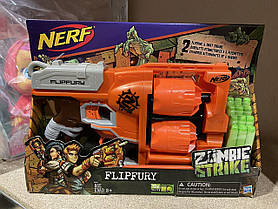 Бластер Нерф Зомбі Страйк Переворот Nerf Zombie Strike FlipFury Blaster A9603