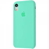 Чехол Silicone Case для iPhone XR Spearmint (силиконовый чехол мятный силикон кейс на айфон Хр 10р)