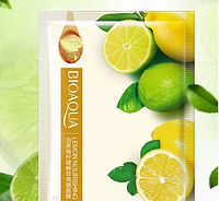 Маска тканевая для лица питательная с лимоном 30 г