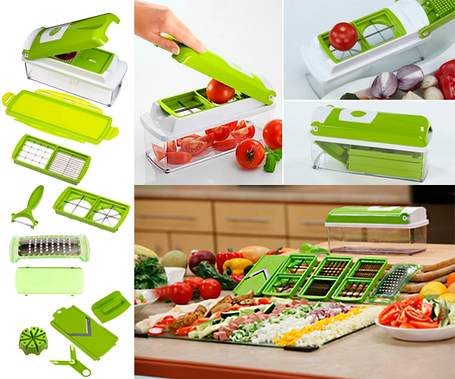 Овочерізка Nicer Dicer Plus ( овочерізка ручна ), фото 1