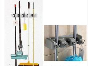 Тримач для щіток і швабр 3+4 кронштейн