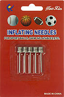 Набір голок для накачуваня м'ячів метал. 5шт,на планшеті, 9,5х14,5х1см №MS 2635(360)