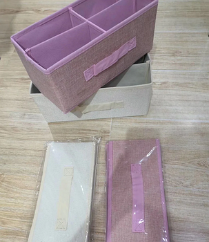 Ящик для білизни на 4 секції 31*14*13 див., фото 2