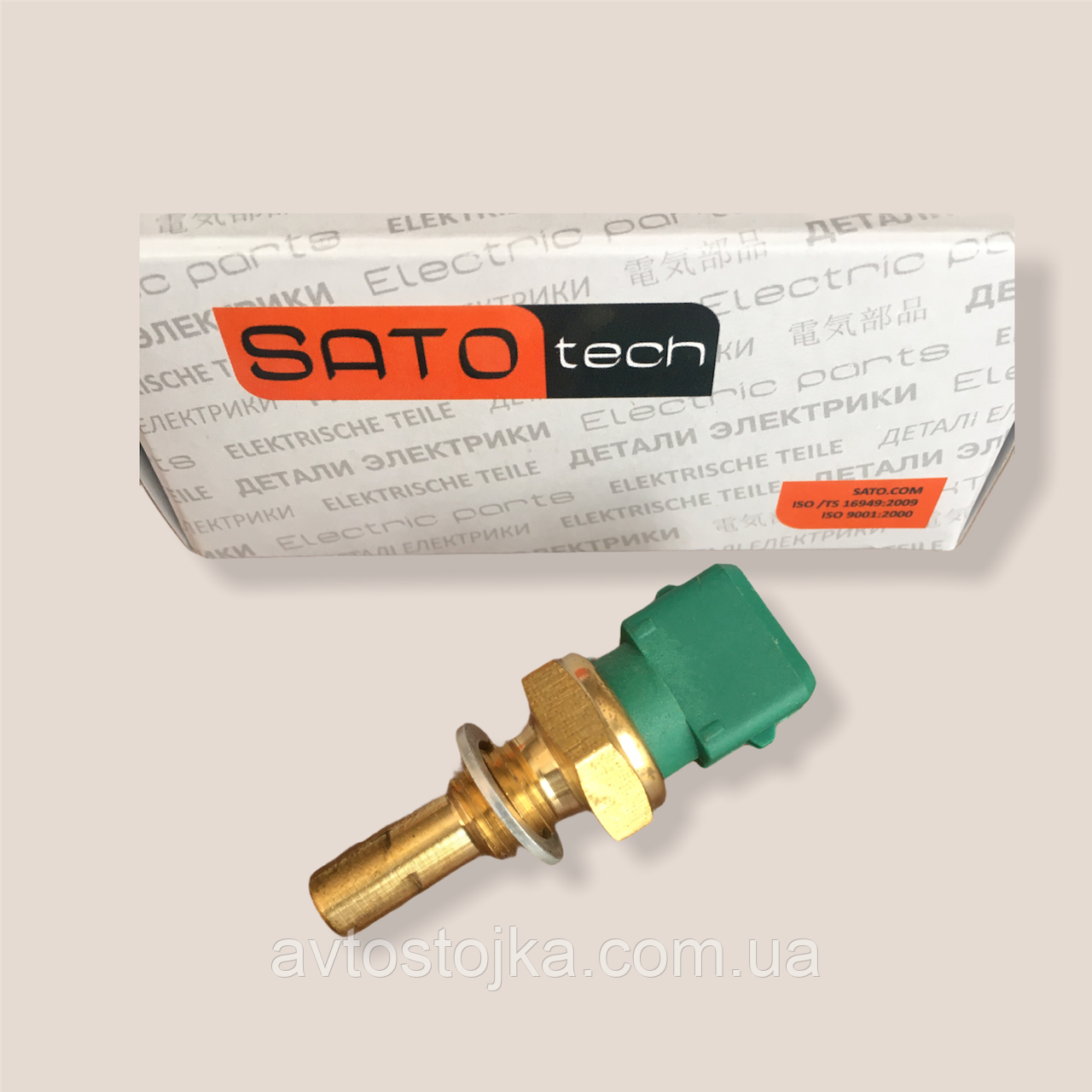 Датчик температури охолоджуючої рідини (зелений) Samand (Саманд) SATO TECH (Великобританія)