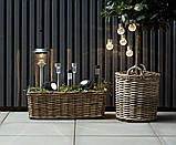 Декоративний камінь - ліхтарик на сонячній батареї пластиковий (для використання на вулиці), buuba, фото 2