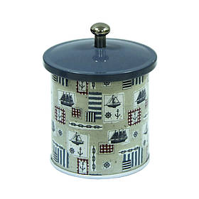 Залізна банка для спецій 50г Кораблики