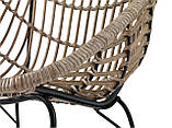 Лаунж стілець натура лаунж (штучний ротанг, Сталь та петан) , buuba, фото 3