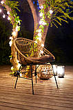 Лаунж стілець натура лаунж (штучний ротанг, Сталь та петан) , buuba, фото 5