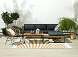 Лаунж столик садовий 90см хардвуд, buuba, фото 3