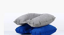 Дорожня надувна подушка (комплект: подушка, беруші, маска для сну), фото 2
