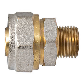 МУФТА(ЦАНГА) З ЗОВНІШНЬОЮ РІЗЬБОЮ ДЛЯ МЕТАЛОПЛАСТИКОВОЇ ТРУБИ MASTER 26x1/2M