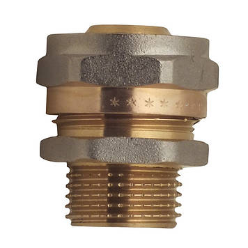 МУФТА(ЦАНГА) З ЗОВНІШНЬОЮ РІЗЬБОЮ ДЛЯ МЕТАЛОПЛАСТИКОВОЇ ТРУБИ MASTER 26x3/4M