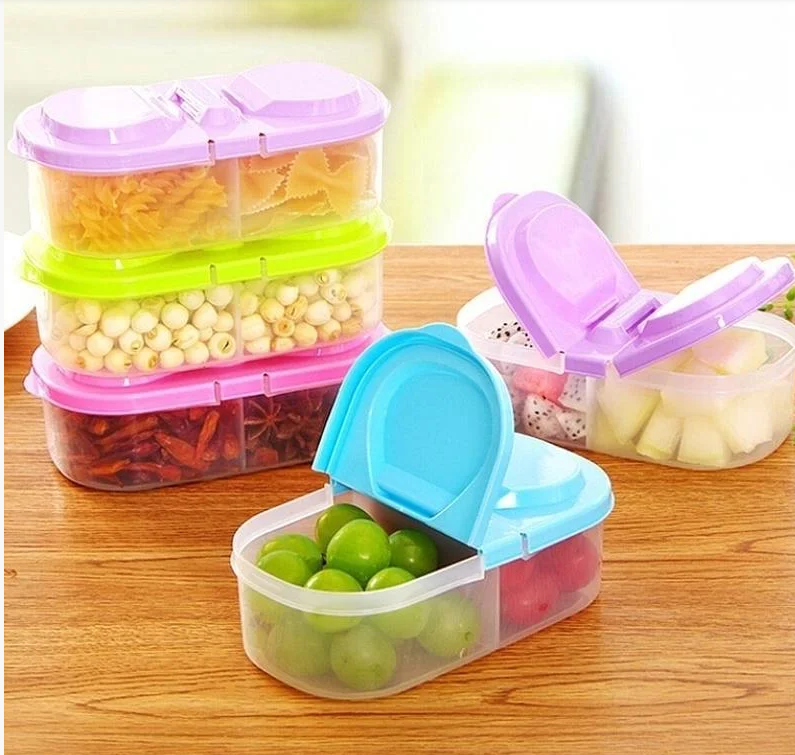 Контейнер харчовій на два відділення 17*9*6,5 (900 мл)