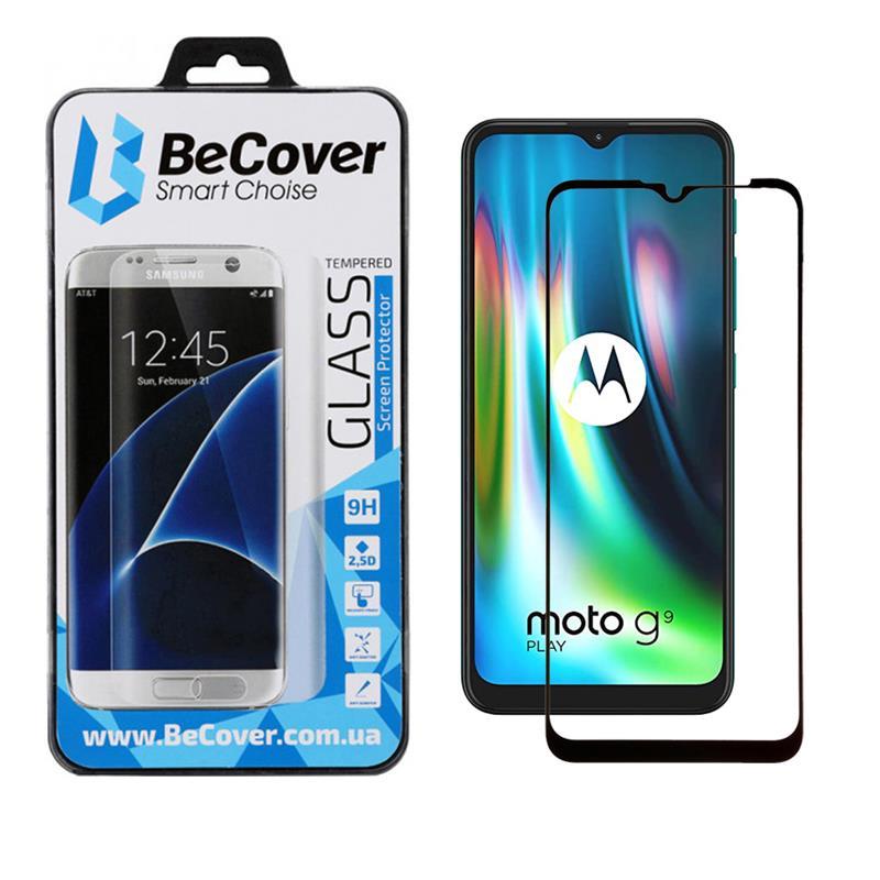 Захисне скло BeCover для Motorola Moto G9 Play Black (705245)