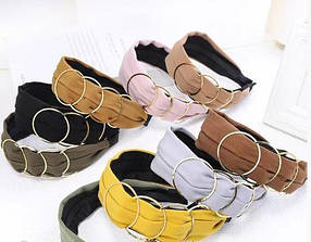 Обідок для волосся з кільцями