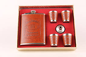 Набір фляга Джек Деніелс з чарками