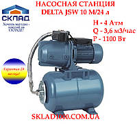 Насосная станция для дома Delta JSW 10 M/24 л. 3.6 м3/час, 4 Атм, 1100 Вт