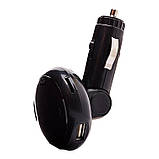 FM-трансмітер RIAS Q8 Bluetooth FM MP3 Black (3_5219), фото 2