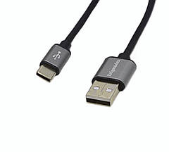 Шнур шт.USB-A - шт.USB-C Kruger&Matz Basic, 1.0м, KM1239