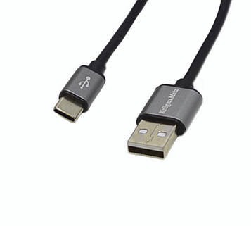 Шнур шт.USB-A - шт.USB-C Kruger&Matz Basic, 1.0м, KM1239