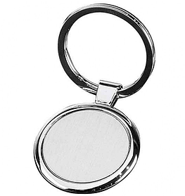 Брелок для ключів під логотип залізний, круглий