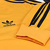Світшот чоловічий жовтий ADIDAS з чорн лампасом YEL L (Р) 21-101-002 XL, фото 5