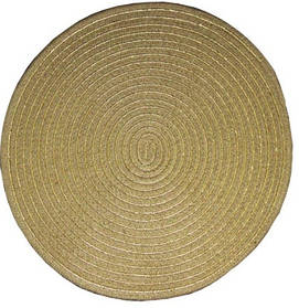 Подтарельнике Плетінка жовтий 38 см DL-N13-2