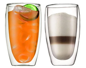 Стакан подвійне скло 400 мл Піала Гейша 16780-3