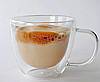Кружка подвійне скло 250 мл Чашка Капуч-95 16936-20-N1, фото 6
