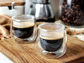 Набір склянок подвійне скло 2 * 100 мл Піала Емма DG2073