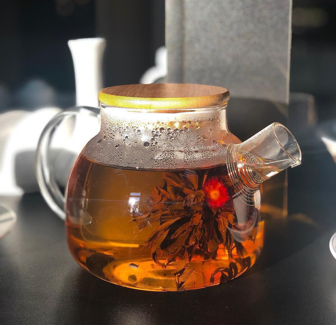 Заварник для чаю скляний з фільтром "Стокгольм" 1000 мл ( чайний заварник )