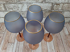 Бокал для вина 1шт, 450мл "Леді Грей" Темно-синій, фото 2