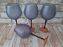 Бокал для вина 1шт, 450мл "Леді Грей" Темно-синій, фото 5