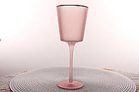 Бокал для белого вина 370мл "Леди Пинк" розовый