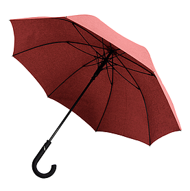Зонт трость напівавтомат 104 см Червоний
