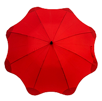 Зонт трость полуавтома з захистом спиць 110см купол Червоний, фото 2