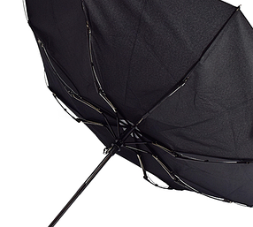 Парасольку автомат з ліхтариком в ручці 96 см купол Чорний