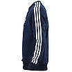 Світшот чоловічий т синій ADIDAS з біл лампасом DBLU L (Р) 21-101-002, фото 4