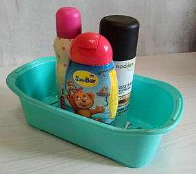 Кошик органайзер в ванну пластикова 26*13*7 см