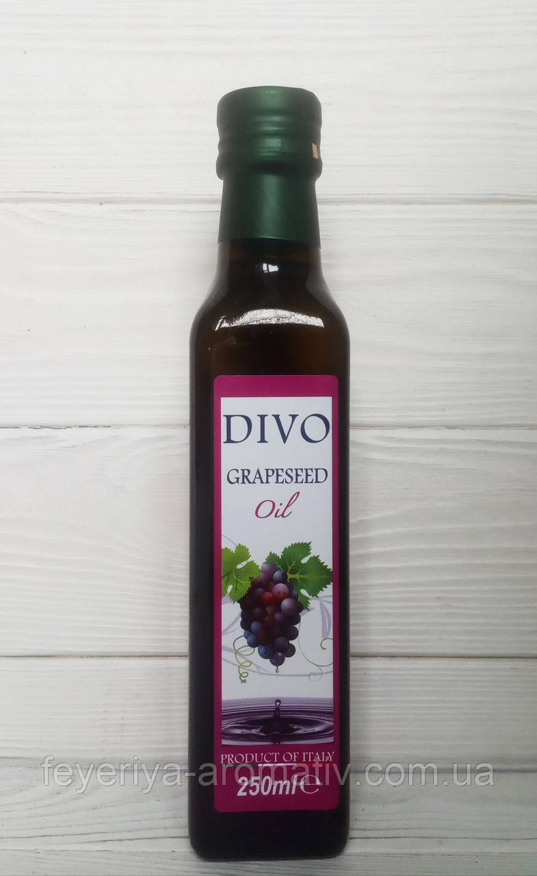 Масло виноградних кісточок Divo Grapeseed Oil 250мл (Італія)