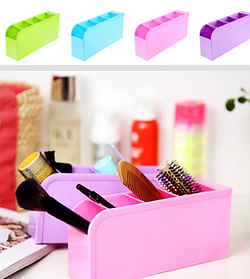 Органайзер для дрібниць 2шт пластиковий 4 секції 20.5*9*5см